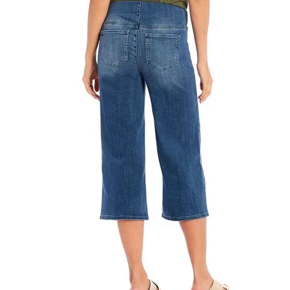 NYDJ High Rise Pull On Cropped Jeans - Picture 3 of 7